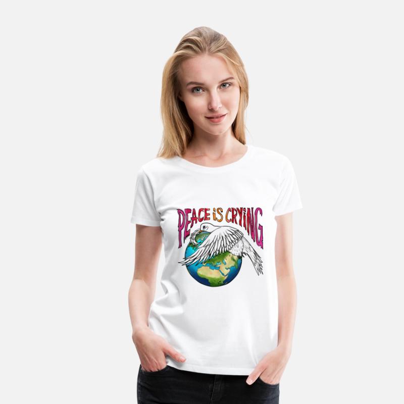 Dove Of Peace Cries Holds The Earth Peace & Cries