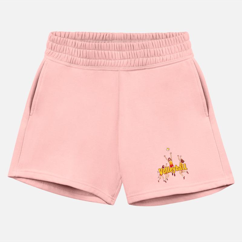 Dynamic Volleyball Team Illustration