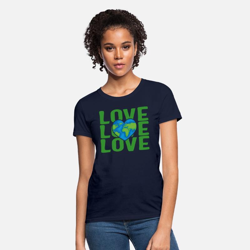 Earth Shirt, Love Earth Heart Tee, Gift For Earth