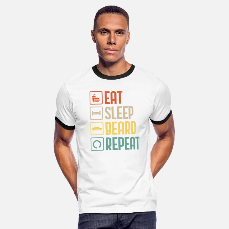 Eat Sleep Beard Repeat Hairdresser Funny Barber