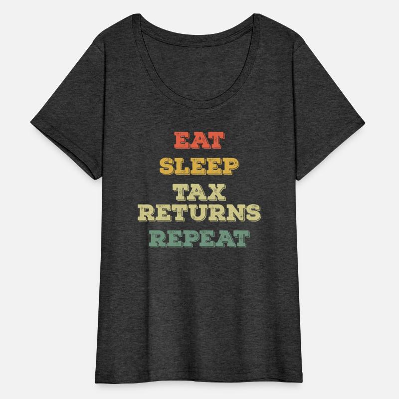 Eat Sleep Tax Returns Repeat Accountant Retro