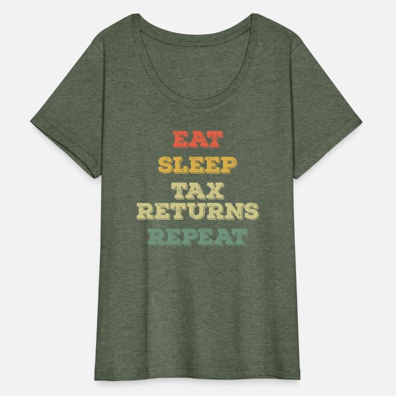 Eat Sleep Tax Returns Repeat Accountant Retro