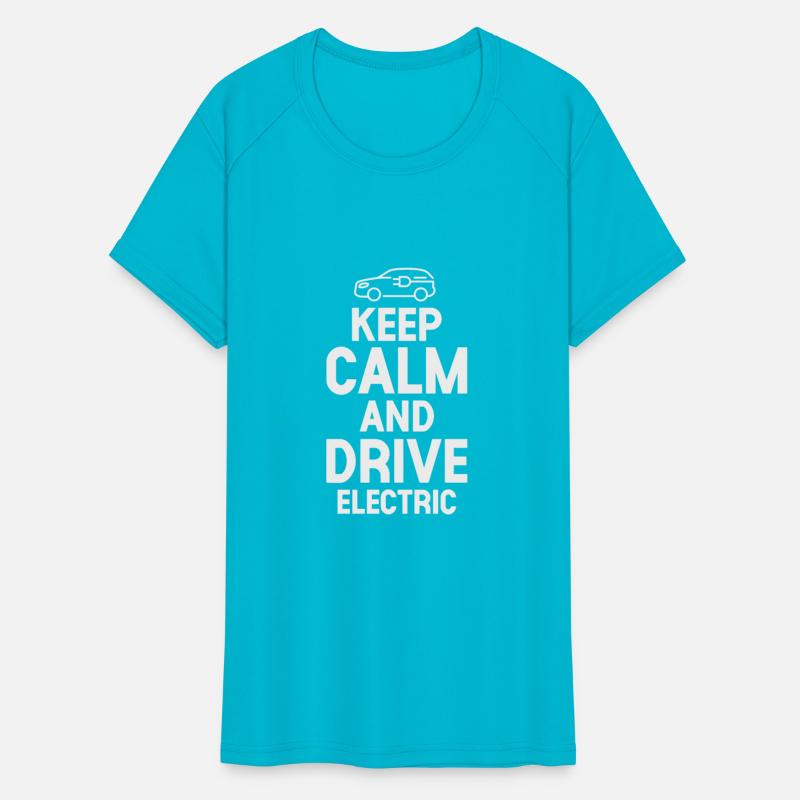 Electric Vehicle Keep Calm And Drive Electric