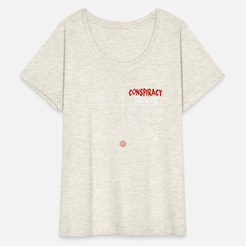 Experts Conspiracy Theorists White And Red Text