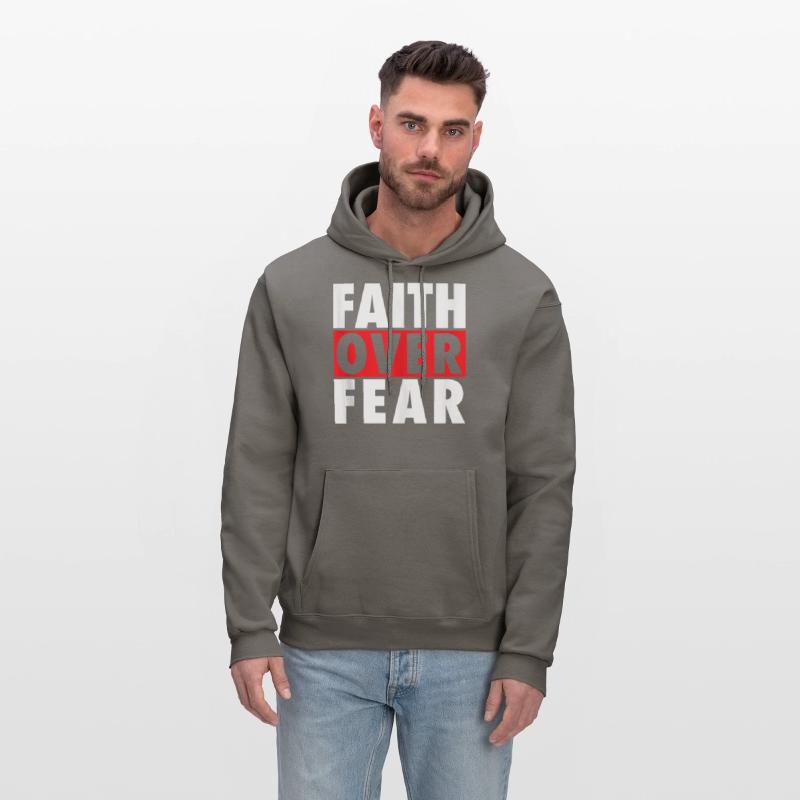 Faith Over Fear Inspirational Pro Christian