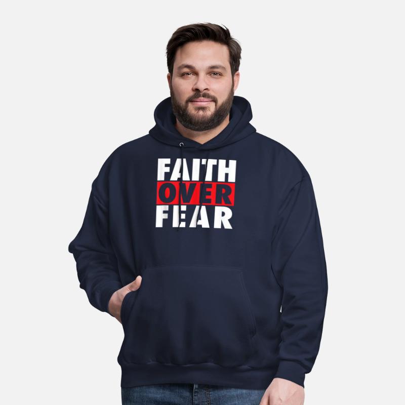Faith Over Fear Inspirational Pro Christian