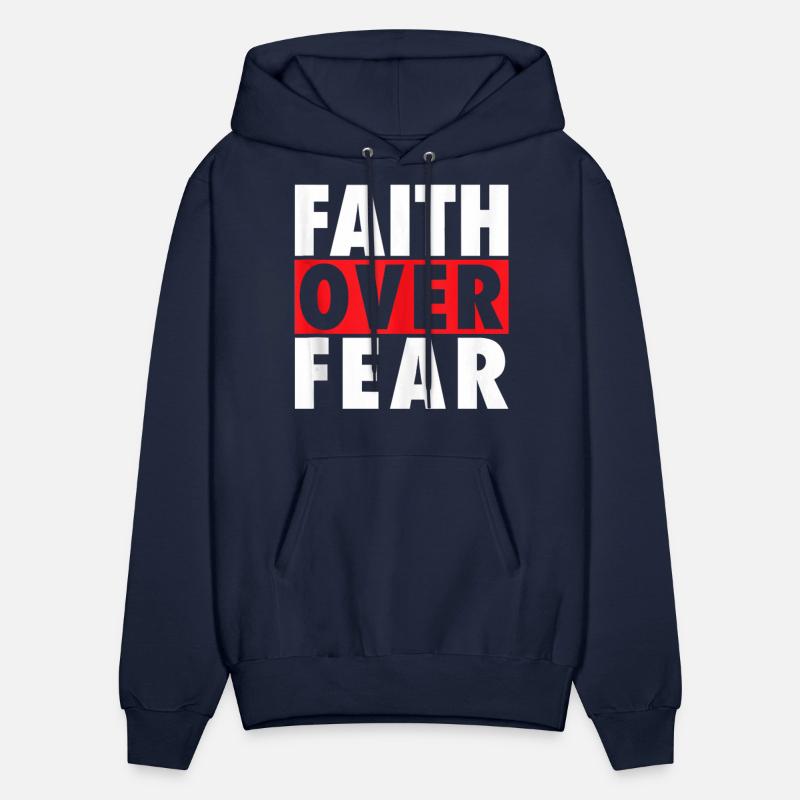 Faith Over Fear Inspirational Pro Christian