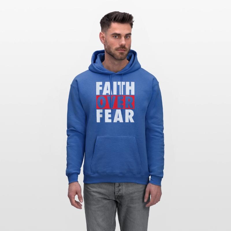Faith Over Fear Inspirational Pro Christian