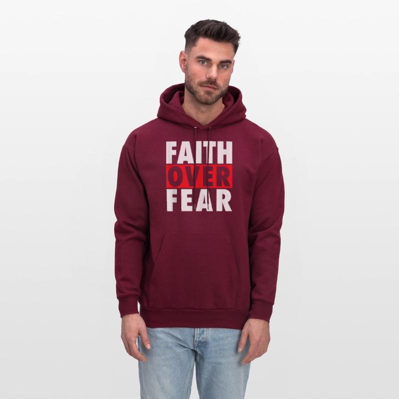 Faith Over Fear Inspirational Pro Christian