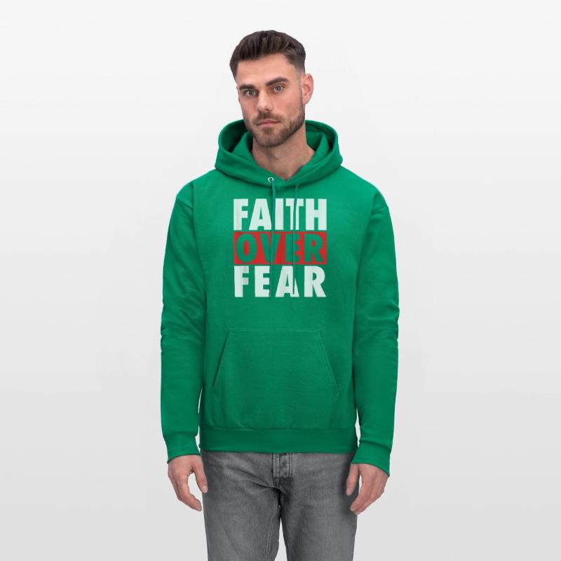 Faith Over Fear Inspirational Pro Christian