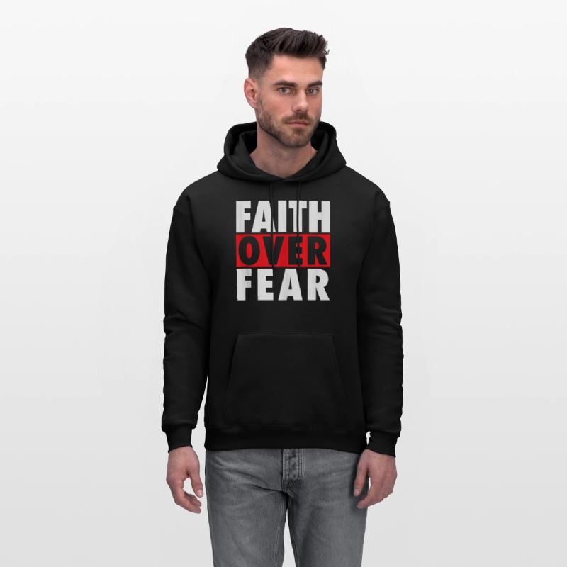 Faith Over Fear Inspirational Pro Christian