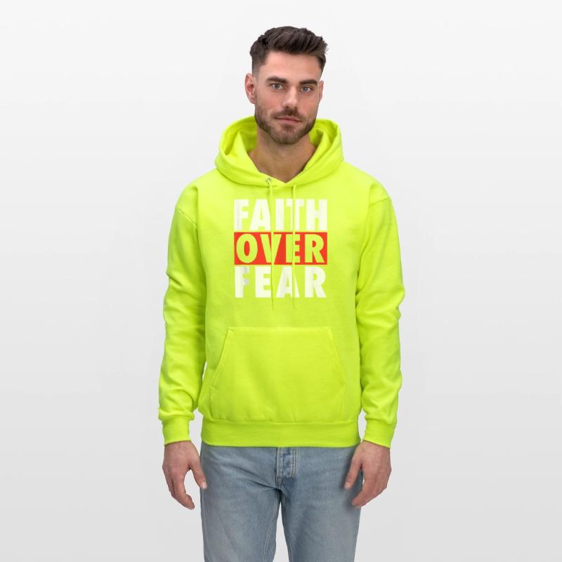 Faith Over Fear Inspirational Pro Christian