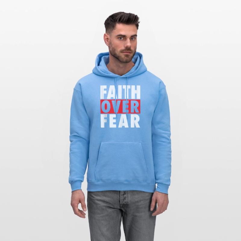 Faith Over Fear Inspirational Pro Christian