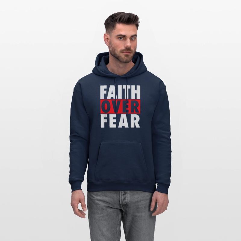 Faith Over Fear Inspirational Pro Christian