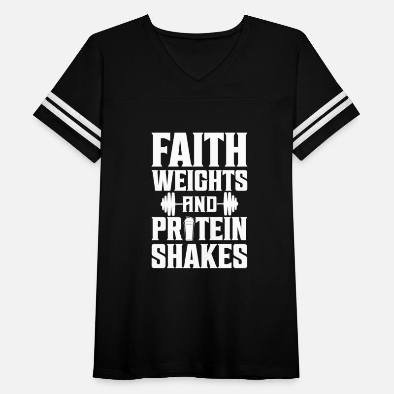 Faith Weights & Protein Shakes Weight Lifting Work
