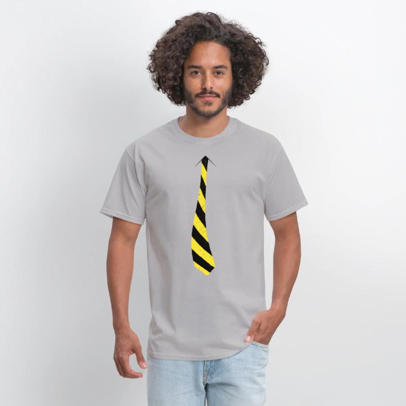 Fake Necktie Fashion Series - Retro Stripes