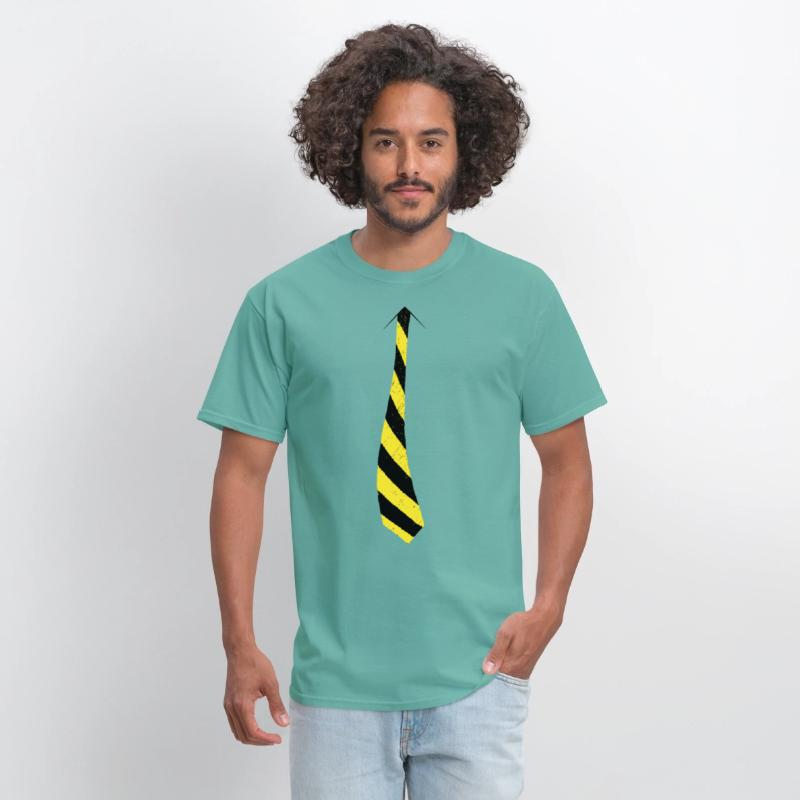 Fake Necktie Fashion Series - Retro Stripes