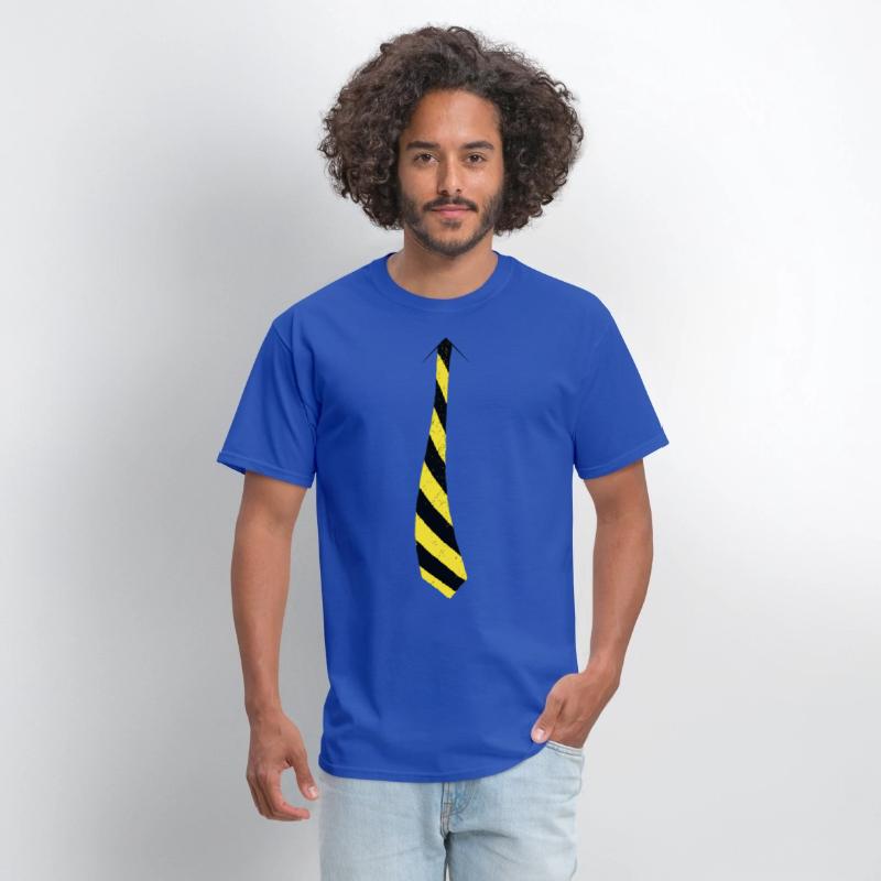Fake Necktie Fashion Series - Retro Stripes
