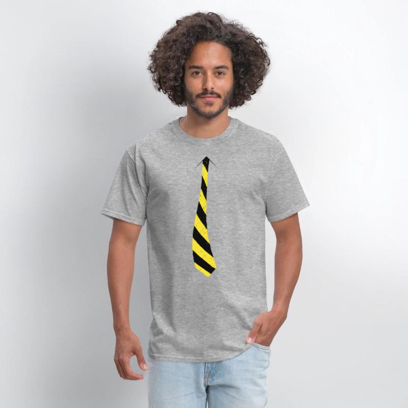 Fake Necktie Fashion Series - Retro Stripes