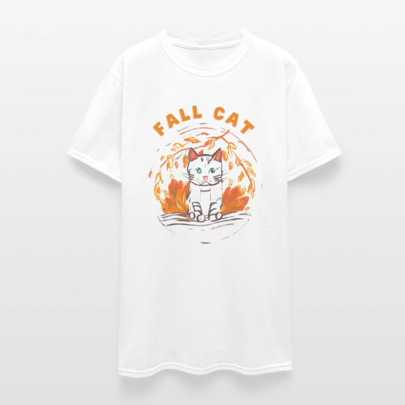 Fall Cat - Cat Lovers - Autumn Leaves - Fall Vibes