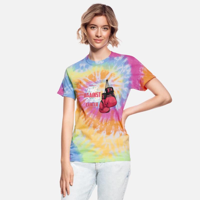 Fight Against Breast Cancer Boxer Women Fighter