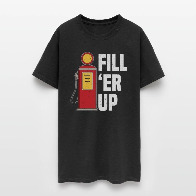 Fill 'Er Up Gas Station Attendant Gasoline Fuel