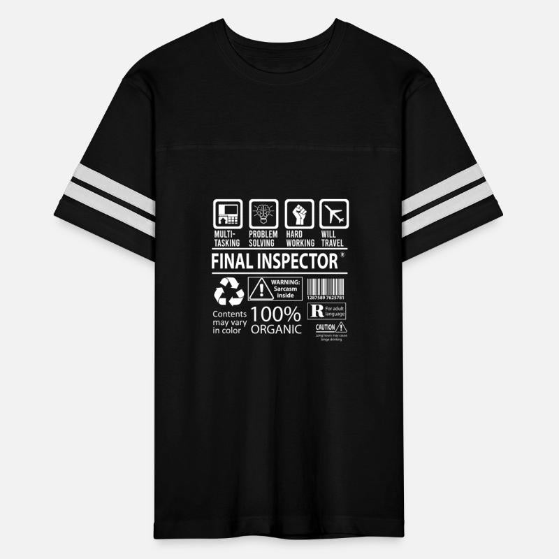Final Inspector T Shirt - Multitasking Job Gift It