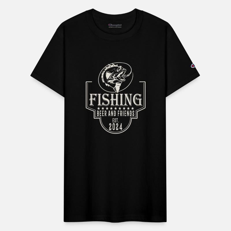 Fishing Beer and Friends Saying Quote