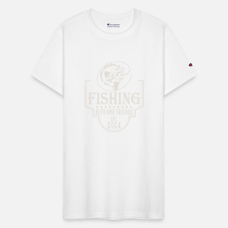 Fishing Beer and Friends Saying Quote