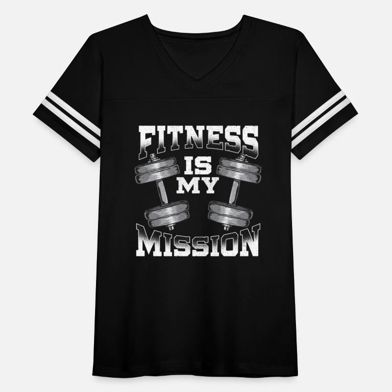 Fitness Is My Mission Motivated Weightlifting Gym