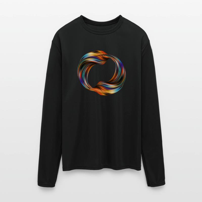 Flow of Colors in a Circular Design