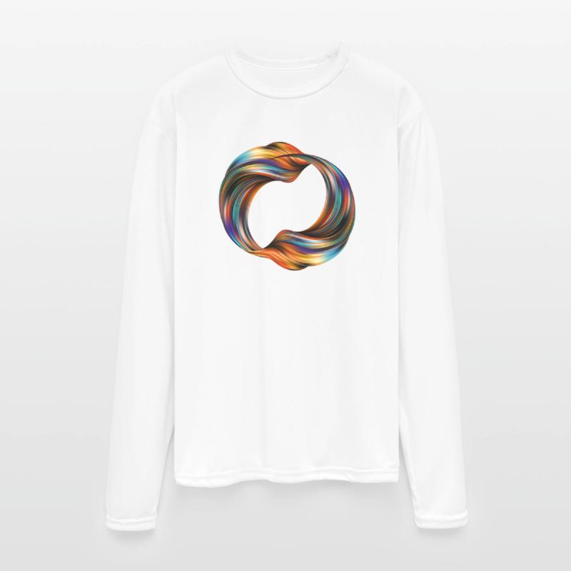 Flow of Colors in a Circular Design