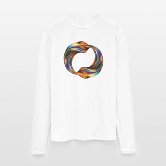 Flow of Colors in a Circular Design