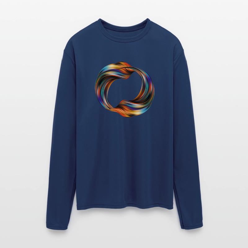 Flow of Colors in a Circular Design