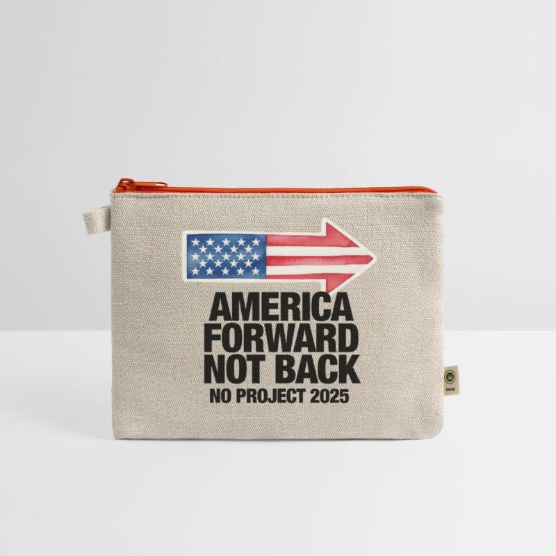 Forward Not Back No Project 2025 American Flag