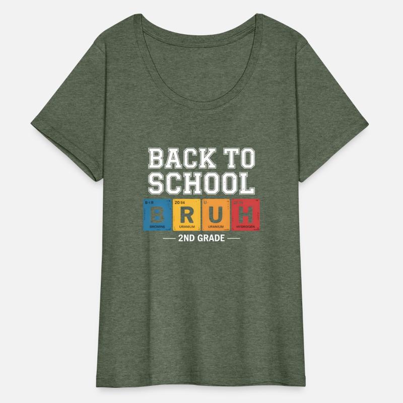 Funny 2nd Grade Bruh Back to School T-Shirt