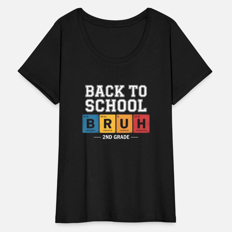 Funny 2nd Grade Bruh Back to School T-Shirt