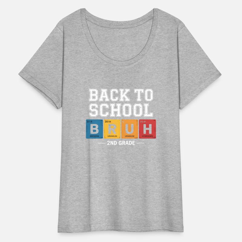 Funny 2nd Grade Bruh Back to School T-Shirt