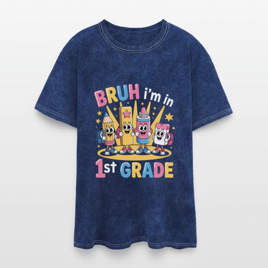 Funny Back To School Design Bruh I'm In 1st Grade