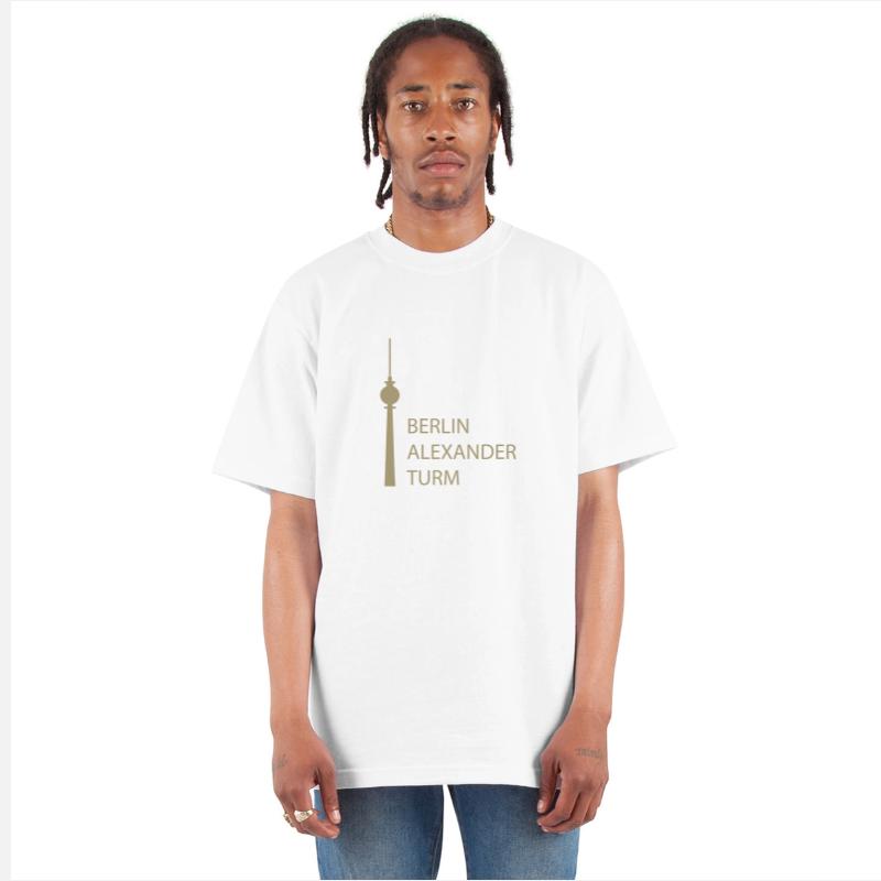 Funny Berlin TV Tower Parody Minimal Silhouette