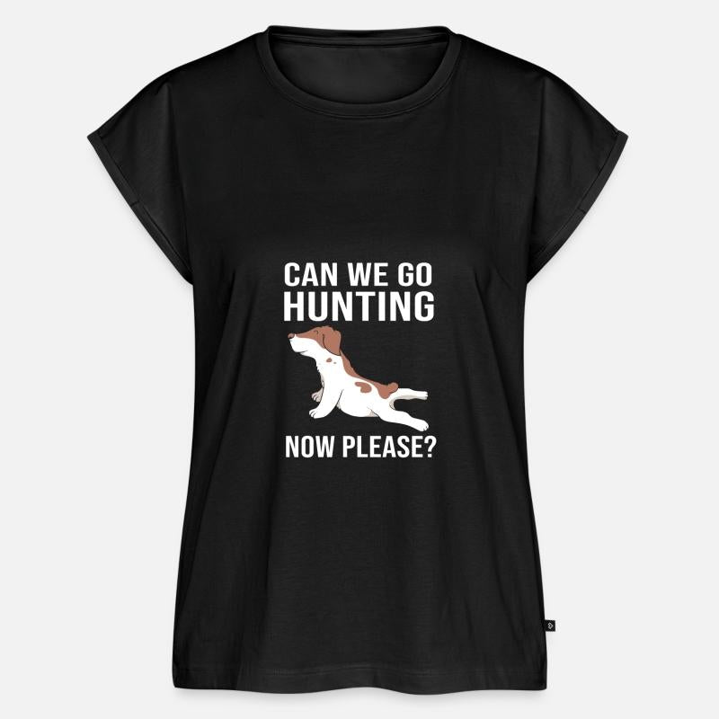 Funny Dog Owner Brittany Spaniel Hunting