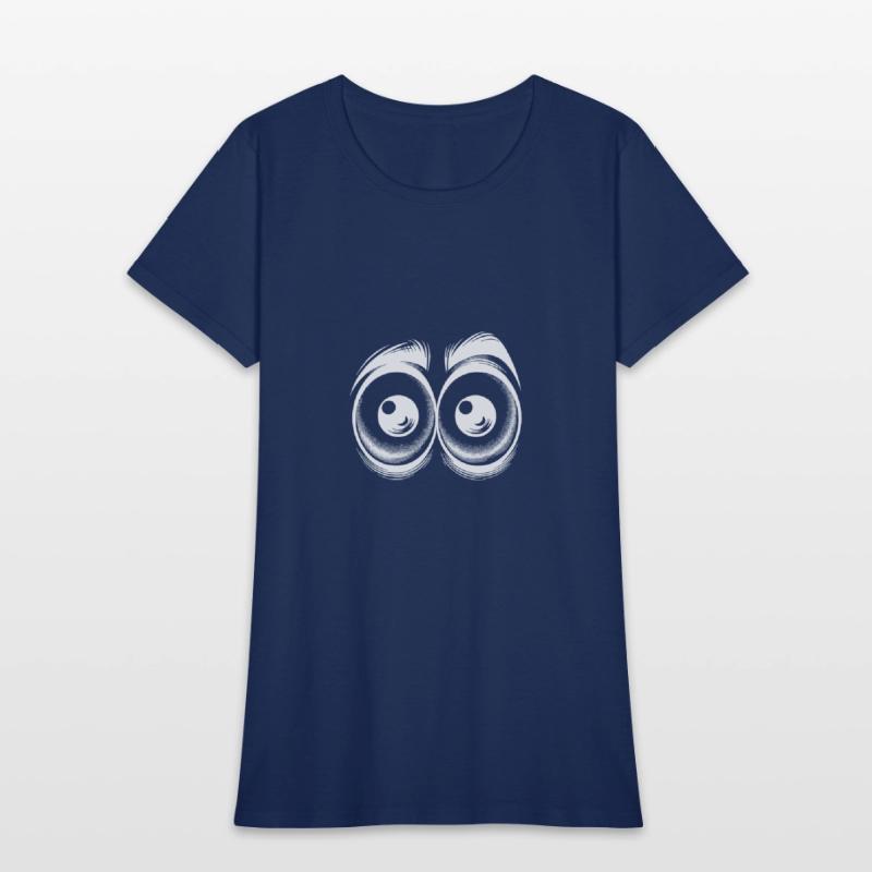 Funny Eyes With A Fixed Gaze