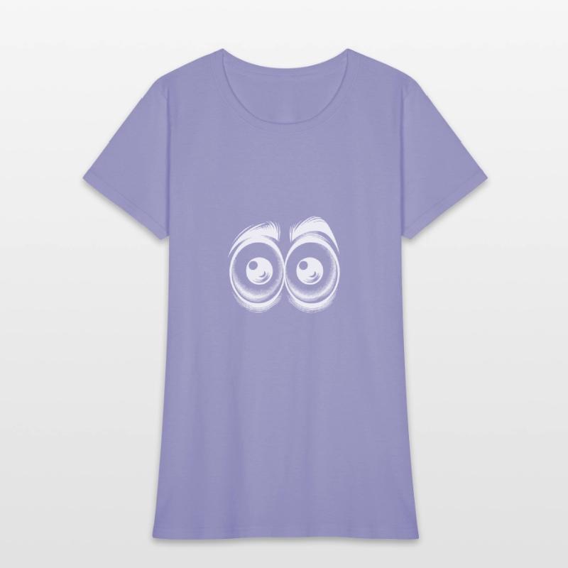 Funny Eyes With A Fixed Gaze