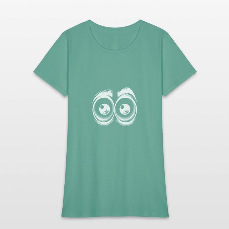 Funny Eyes With A Fixed Gaze