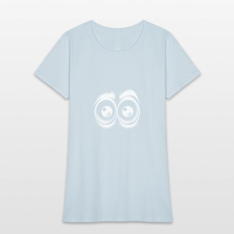 Funny Eyes With A Fixed Gaze