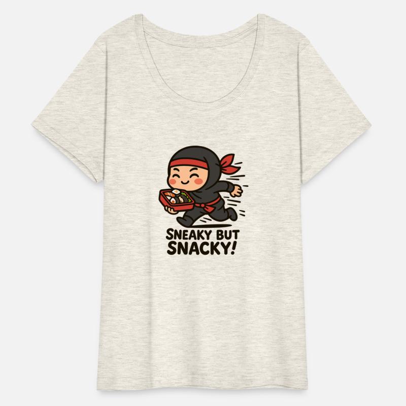 Funny Japanese Ninja Shirt – Sneaky But Snacky!