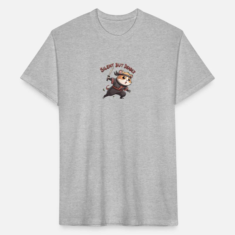 Funny Ninja Hamster with “Silent But Deadly” Quote