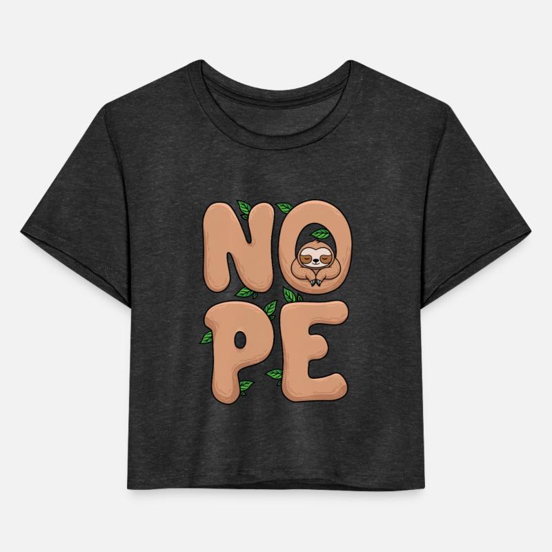 Funny Nope Sloth Sleeping Meme Art