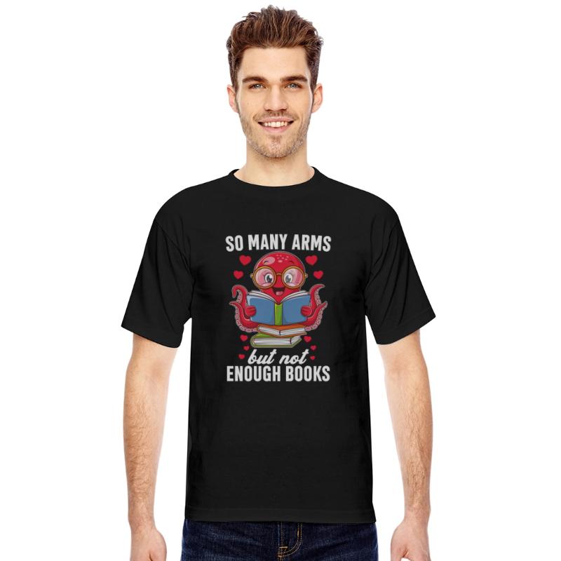 Funny Octopus Reading So Many Arms But Not Enough