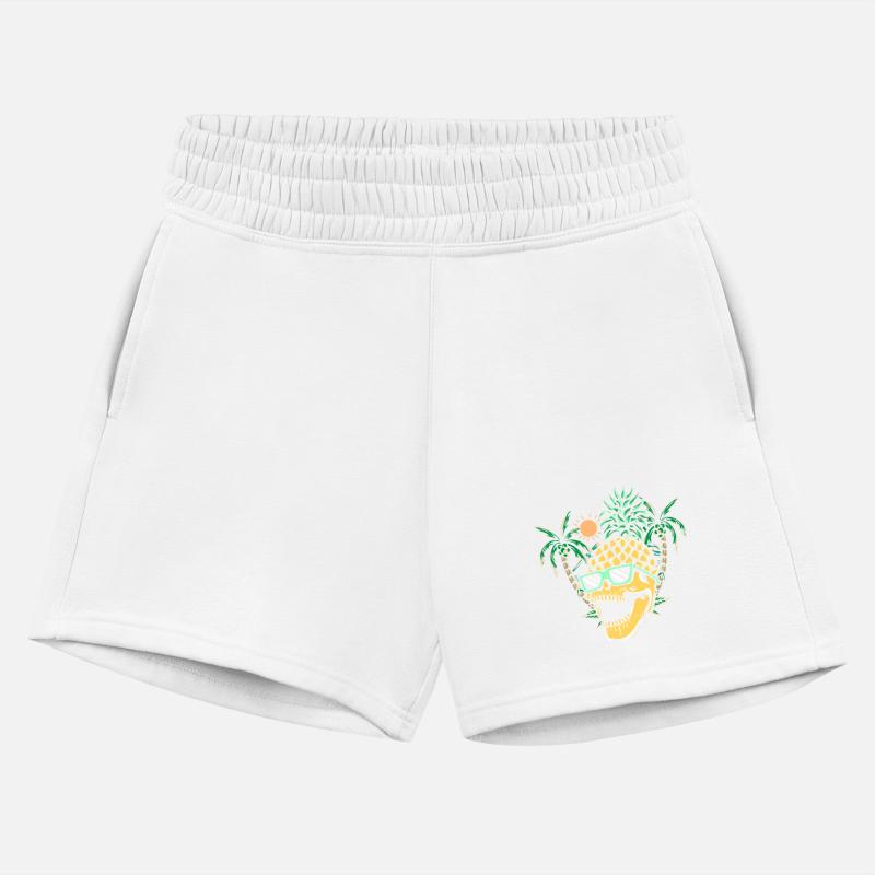 Funny pineapple skull